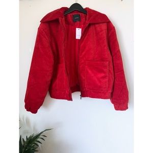 Elodie Oversized Courduroy Puff Jacket
